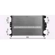 Radiateur, refroidissement du moteur AVA QUALITY COOLING FD2689 - Visuel 2