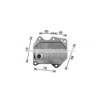 Radiateur d'huile AVA QUALITY COOLING FD3669