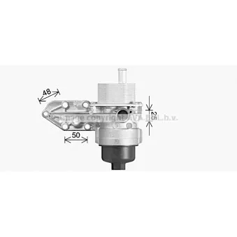 Radiateur d'huile AVA QUALITY COOLING FD3669H