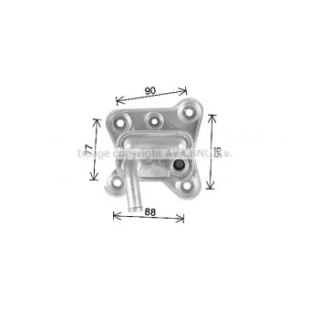 Radiateur d'huile AVA QUALITY COOLING FD3680