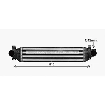Intercooler, échangeur AVA QUALITY COOLING FD4691