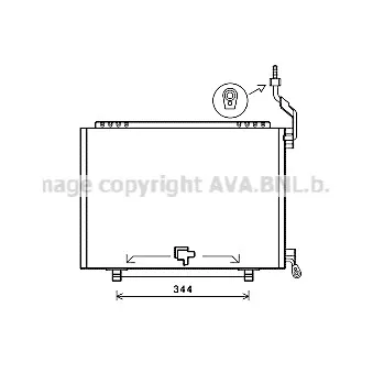Condenseur, climatisation AVA QUALITY COOLING FD5610