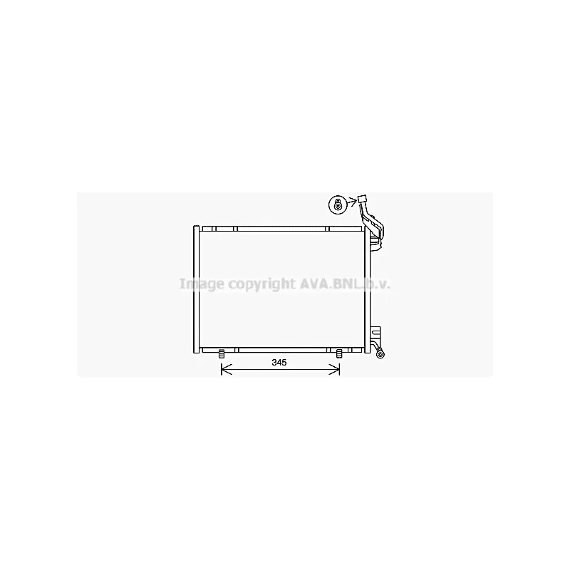 Condenseur, climatisation AVA QUALITY COOLING FD5640