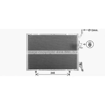 Condenseur, climatisation AVA QUALITY COOLING FD5690