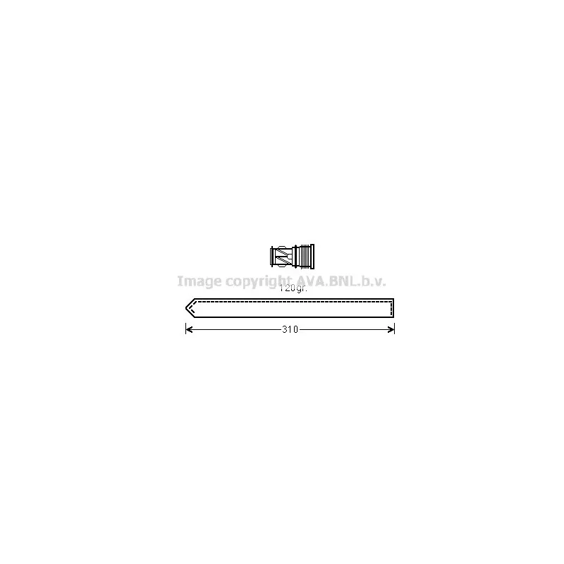 Filtre déshydratant, climatisation AVA QUALITY COOLING FDD616