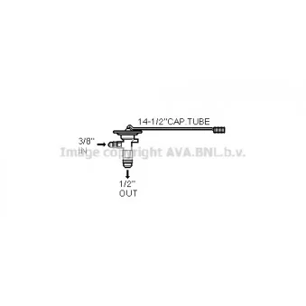 Détendeur, climatisation AVA QUALITY COOLING FE1007