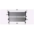 Radiateur, refroidissement du moteur AVA QUALITY COOLING FT2466 - Visuel 1
