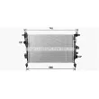 Radiateur, refroidissement du moteur AVA QUALITY COOLING FT2468 - Visuel 1