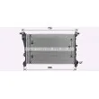 Radiateur, refroidissement du moteur AVA QUALITY COOLING FT2472 - Visuel 1