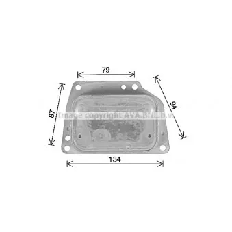 Radiateur d'huile AVA QUALITY COOLING FT3484