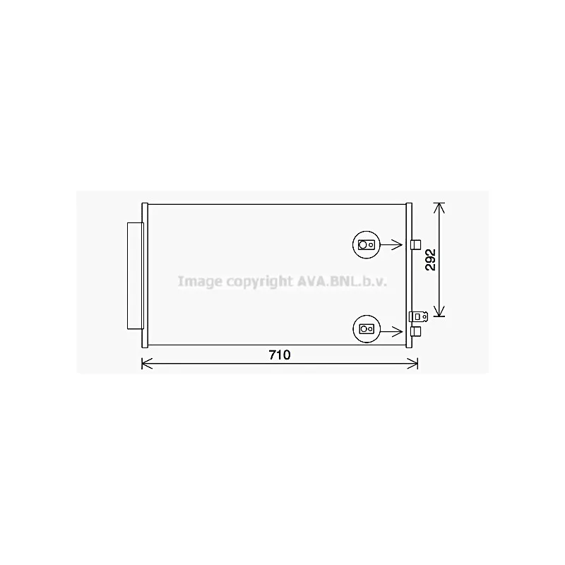 Condenseur, climatisation AVA QUALITY COOLING FT5462D