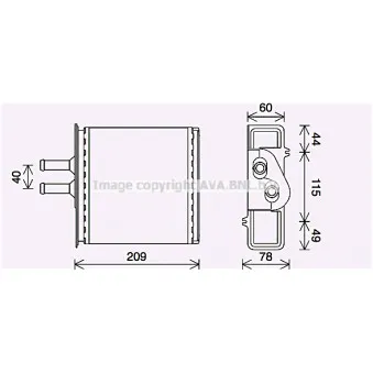 Système de chauffage AVA QUALITY COOLING FT6463