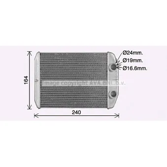 Système de chauffage AVA QUALITY COOLING FT6476
