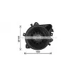 Moteur électrique, pulseur d'air habitacle AVA QUALITY COOLING FT8485 - Visuel 2