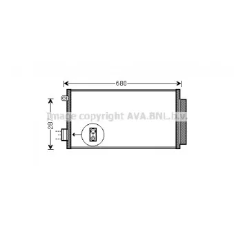 Condenseur, climatisation AVA QUALITY COOLING FTA5411D
