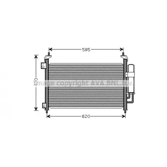 Condenseur, climatisation AVA QUALITY COOLING