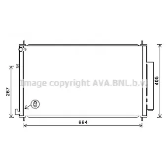 Condenseur, climatisation AVA QUALITY COOLING HD5309D
