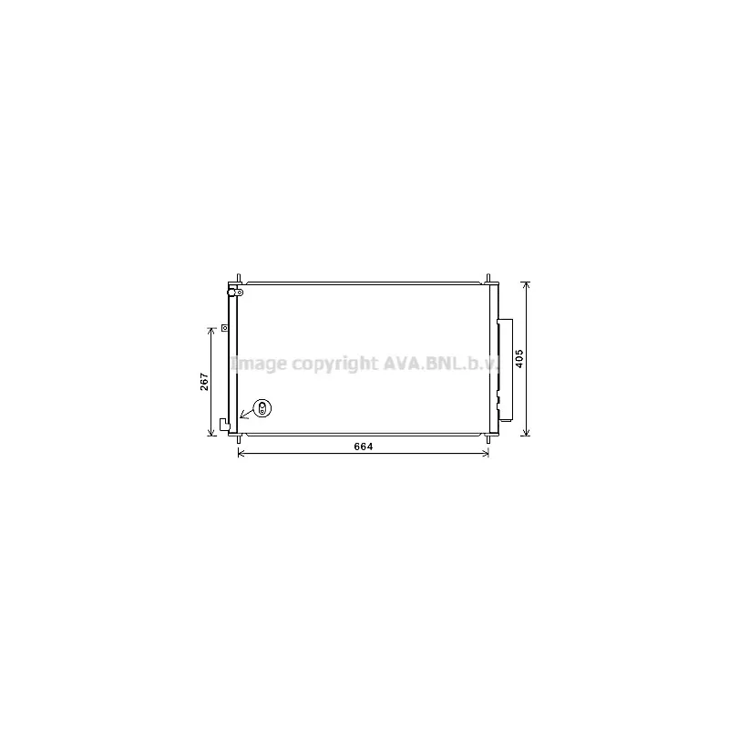 Condenseur, climatisation AVA QUALITY COOLING HD5309D