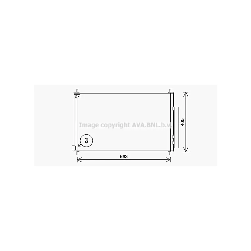 Condenseur, climatisation AVA QUALITY COOLING HD5312D