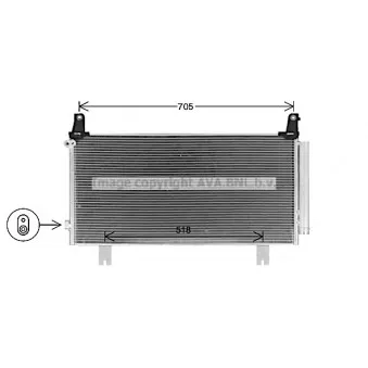 Condenseur, climatisation AVA QUALITY COOLING HD5323D