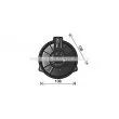 Moteur électrique, pulseur d'air habitacle AVA QUALITY COOLING HD8318 - Visuel 1
