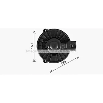 Moteur électrique, pulseur d'air habitacle AVA QUALITY COOLING HD8326