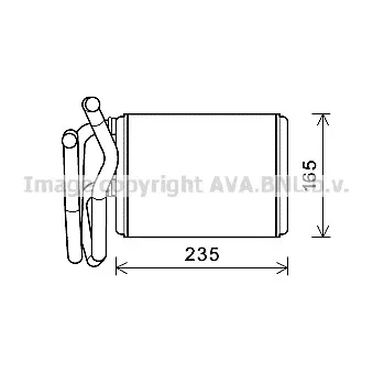 Système de chauffage AVA QUALITY COOLING HDA6304