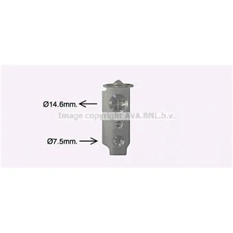Détendeur, climatisation AVA QUALITY COOLING HY1467