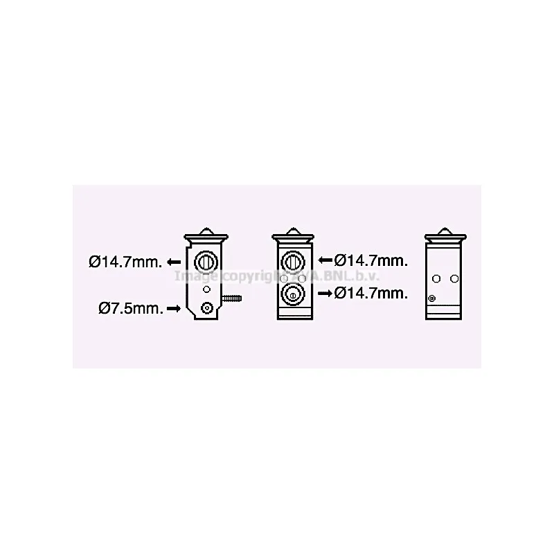 Détendeur, climatisation AVA QUALITY COOLING HY1579