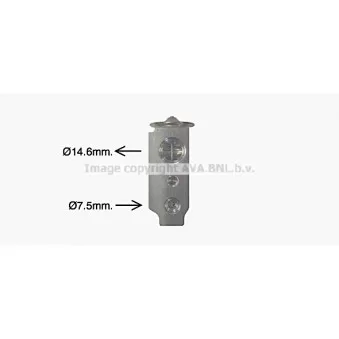 Détendeur, climatisation AVA QUALITY COOLING HY1583