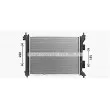 Radiateur, refroidissement du moteur AVA QUALITY COOLING HY2479 - Visuel 2