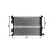 Radiateur, refroidissement du moteur AVA QUALITY COOLING HY2494 - Visuel 1