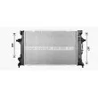 Radiateur, refroidissement du moteur AVA QUALITY COOLING HY2596 - Visuel 2