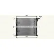 Radiateur, refroidissement du moteur AVA QUALITY COOLING HY2597 - Visuel 1
