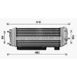 Intercooler, échangeur AVA QUALITY COOLING HY4486 - Visuel 2