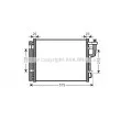 Condenseur, climatisation AVA QUALITY COOLING HY5189D - Visuel 1