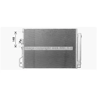 Condenseur, climatisation AVA QUALITY COOLING HY5469D