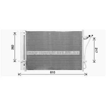 Condenseur, climatisation AVA QUALITY COOLING HY5470D