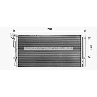 Condenseur, climatisation AVA QUALITY COOLING
