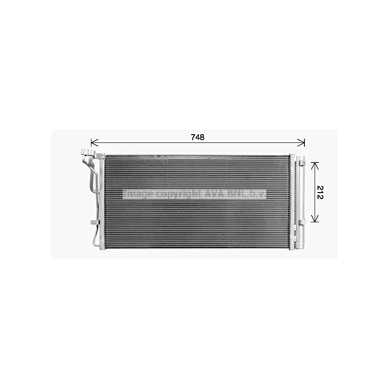 Condenseur, climatisation AVA QUALITY COOLING HY5480D
