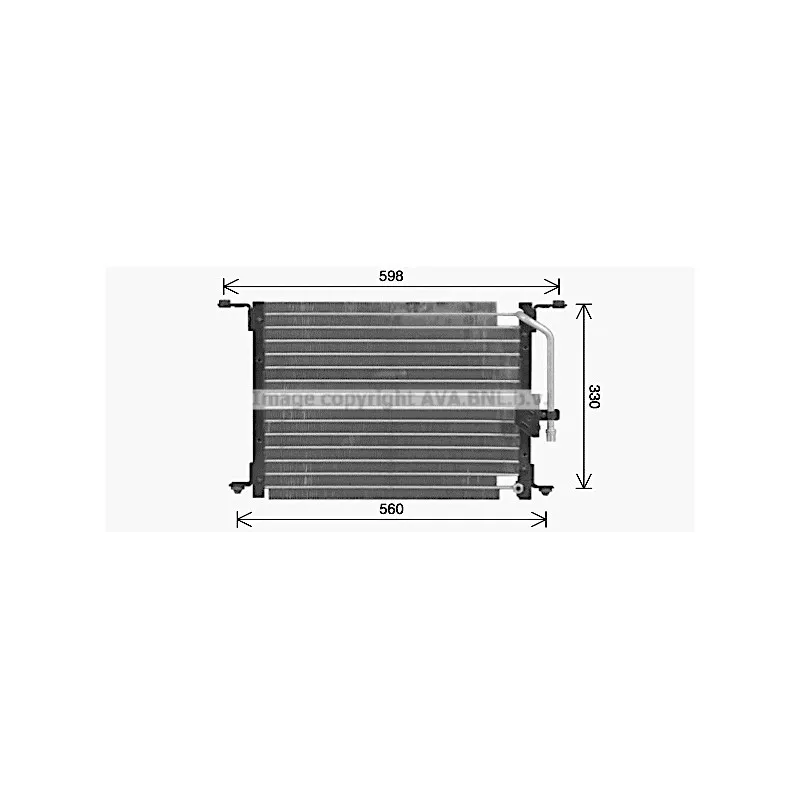 Condenseur, climatisation AVA QUALITY COOLING HY5582