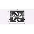 Ventilateur, refroidissement du moteur AVA QUALITY COOLING HY7575 - Visuel 1