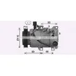 Compresseur, climatisation AVA QUALITY COOLING HYK487 - Visuel 1