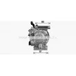 Compresseur, climatisation AVA QUALITY COOLING HYK487 - Visuel 3