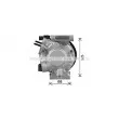 Compresseur, climatisation AVA QUALITY COOLING HYK491 - Visuel 3