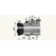 Compresseur, climatisation AVA QUALITY COOLING HYK576 - Visuel 1