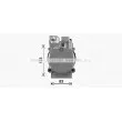 Compresseur, climatisation AVA QUALITY COOLING HYK576 - Visuel 3