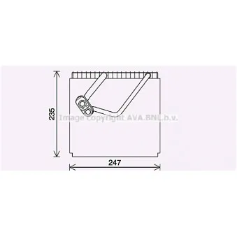 Évaporateur climatisation AVA QUALITY COOLING HYV466