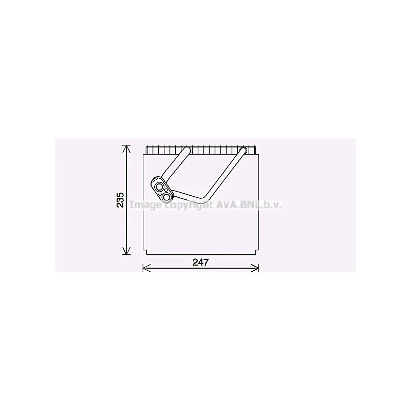 Évaporateur climatisation AVA QUALITY COOLING HYV466