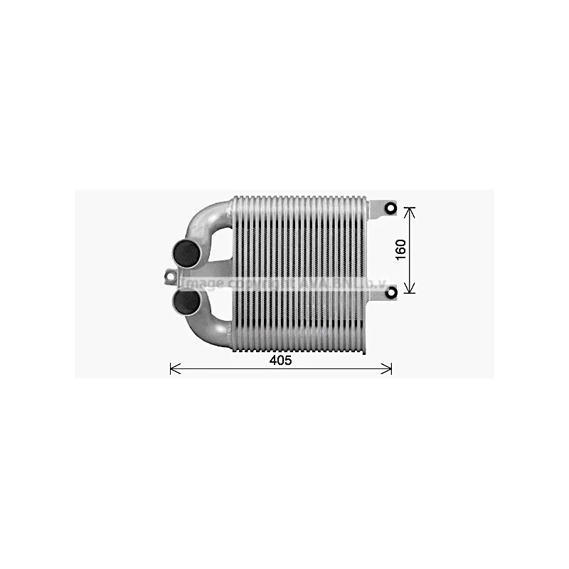 Intercooler, échangeur AVA QUALITY COOLING IS4033